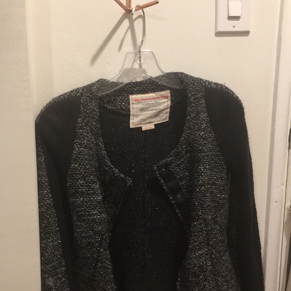 Anthropologie cartonnier tweed jacket size xs